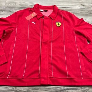 PUMA FERRARI RACE PREMIUM JACKET Zip Up MENS XL & 2XL 630207-02 $120